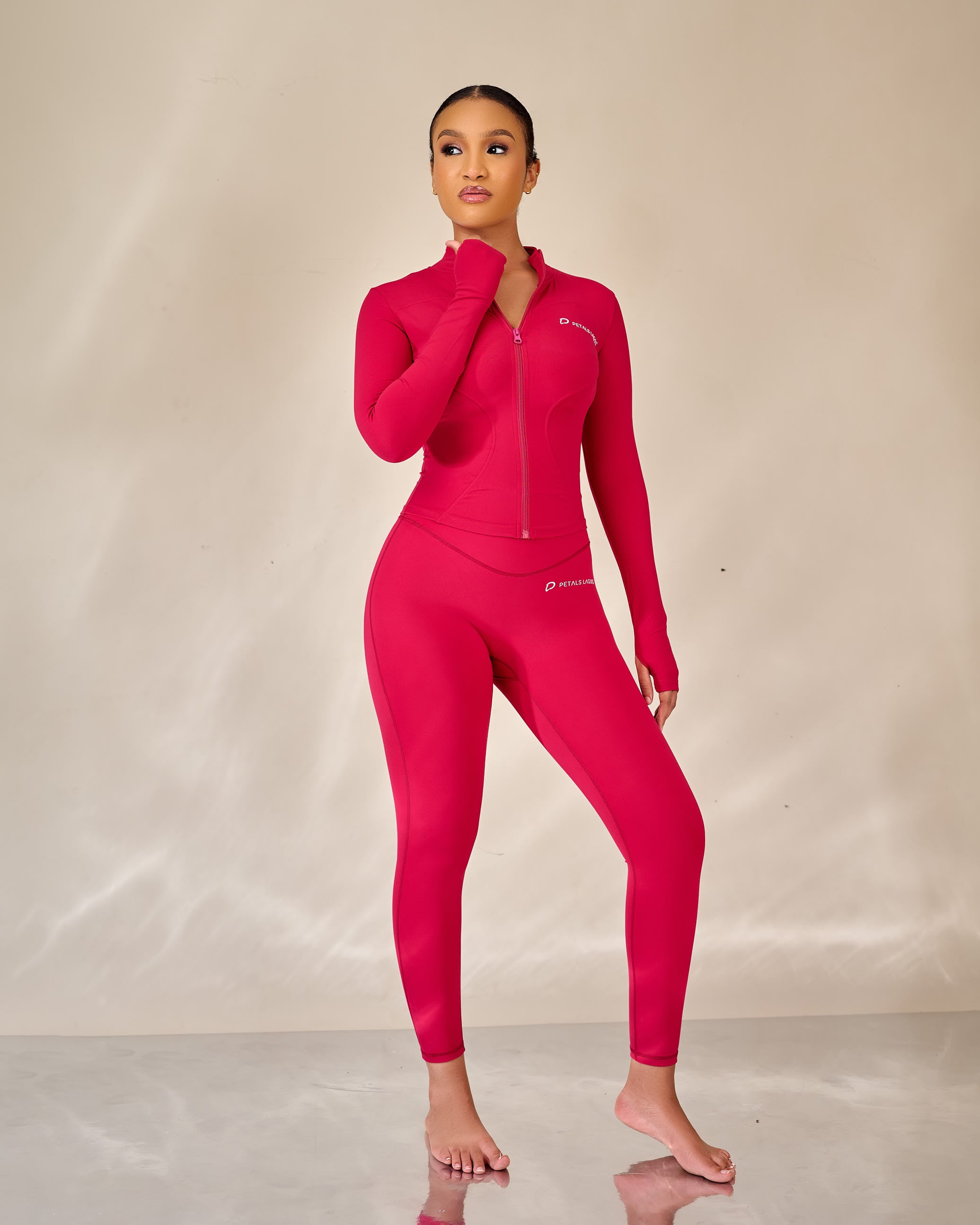 Elsie Define Zip - Up Leggings Set